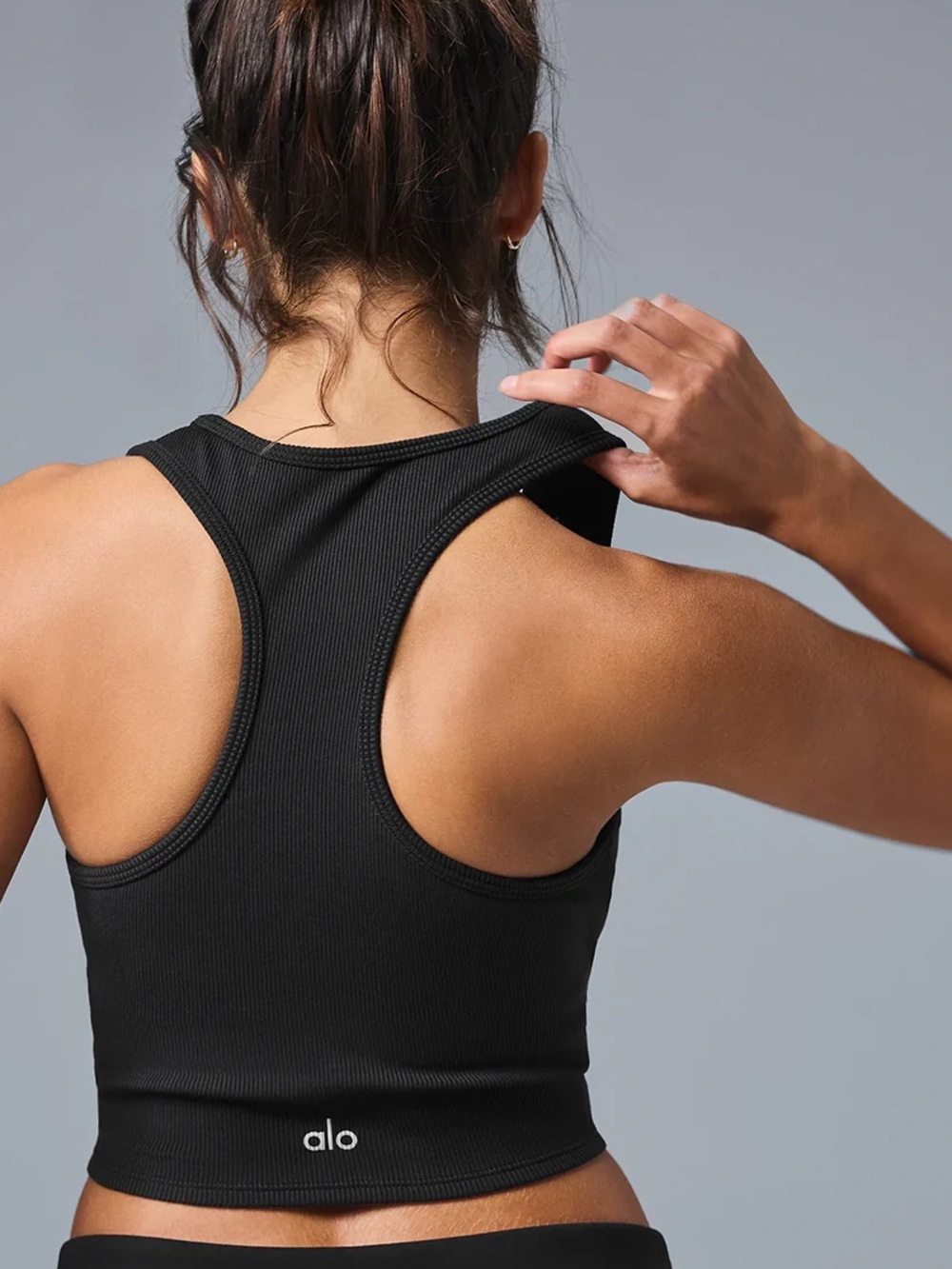 Alo Yoga Goddess Ribbed Racerback Tank - Picture 4 of 6